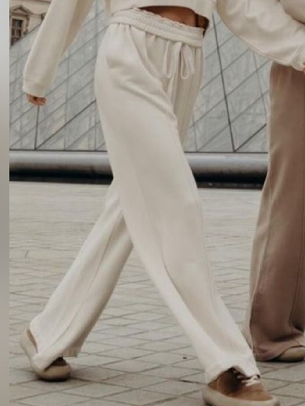 Daily Drills Wide-Leg Sweatpants Off White GUC